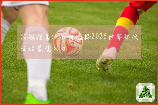 实战指南：如何选择2026世界杯投注的最佳入口