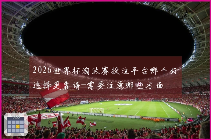 2026世界杯淘汰赛投注平台哪个好选择更靠谱-需要注意哪些方面